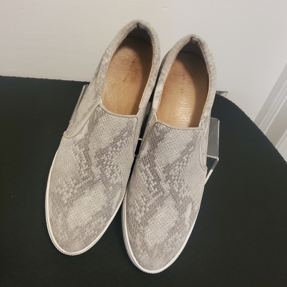 Caslon Snakeprint Suede "Allie" Sneaker Loafers Size 10, Casual, Comfy, Stylish